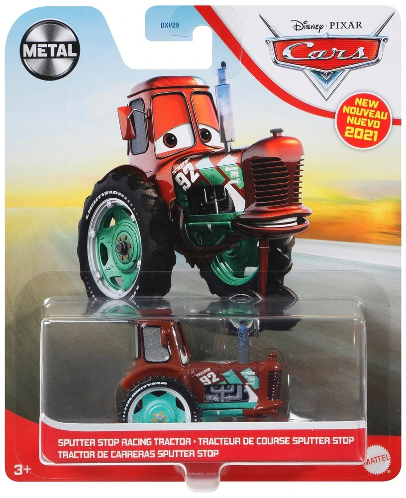 Disney Cars Sputter Stop Racing Tractor #92