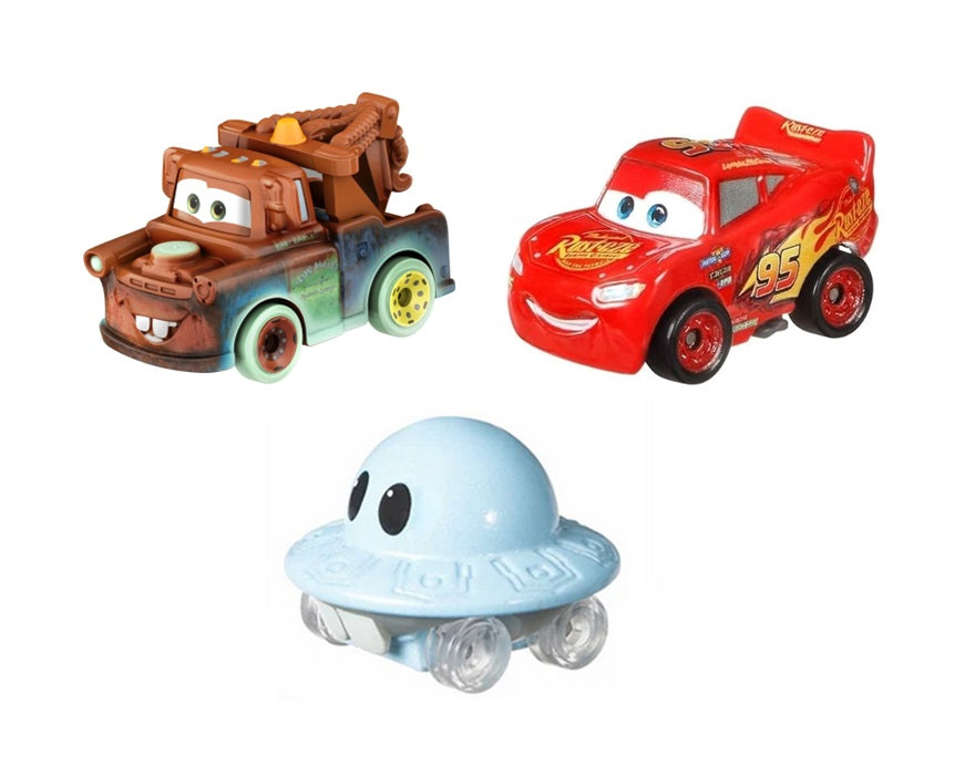 Disney Cars Mini Racers - UFM Mater / Mator / Lightning McQueen