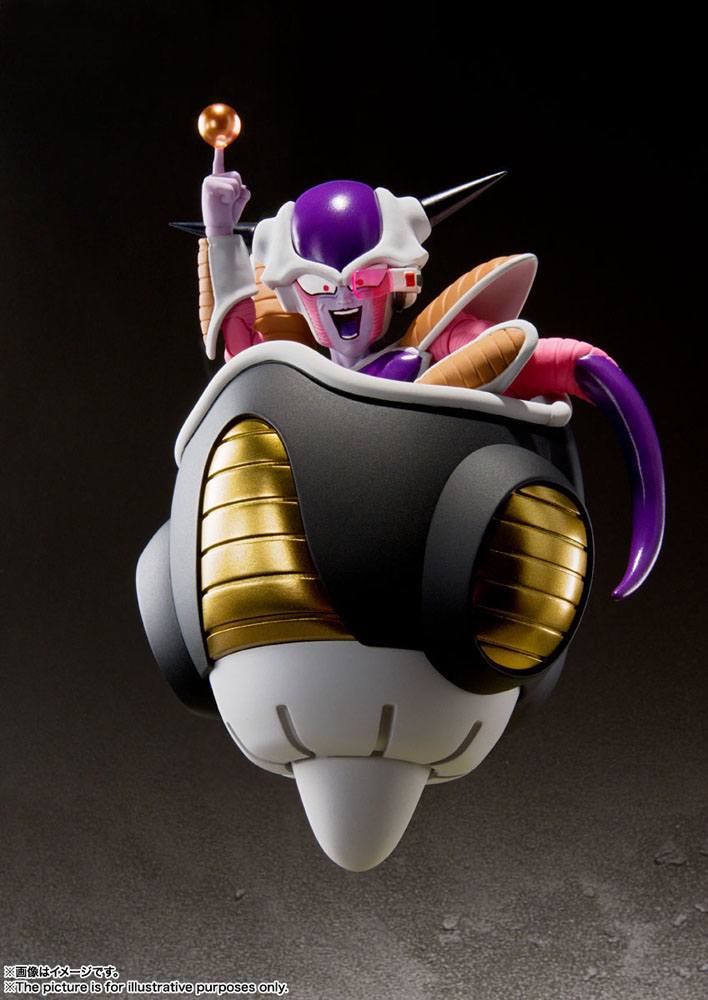 Bandai S.H.Figuarts DRAGON BALL Z - Freezer Frieza First Form & Frieza Pod