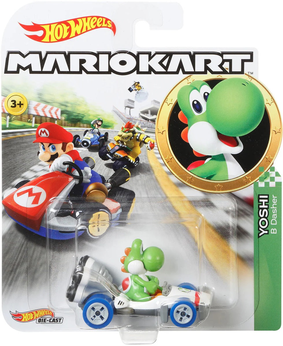 Mario Kart Hot Wheels - Yoshi (B-Dasher)