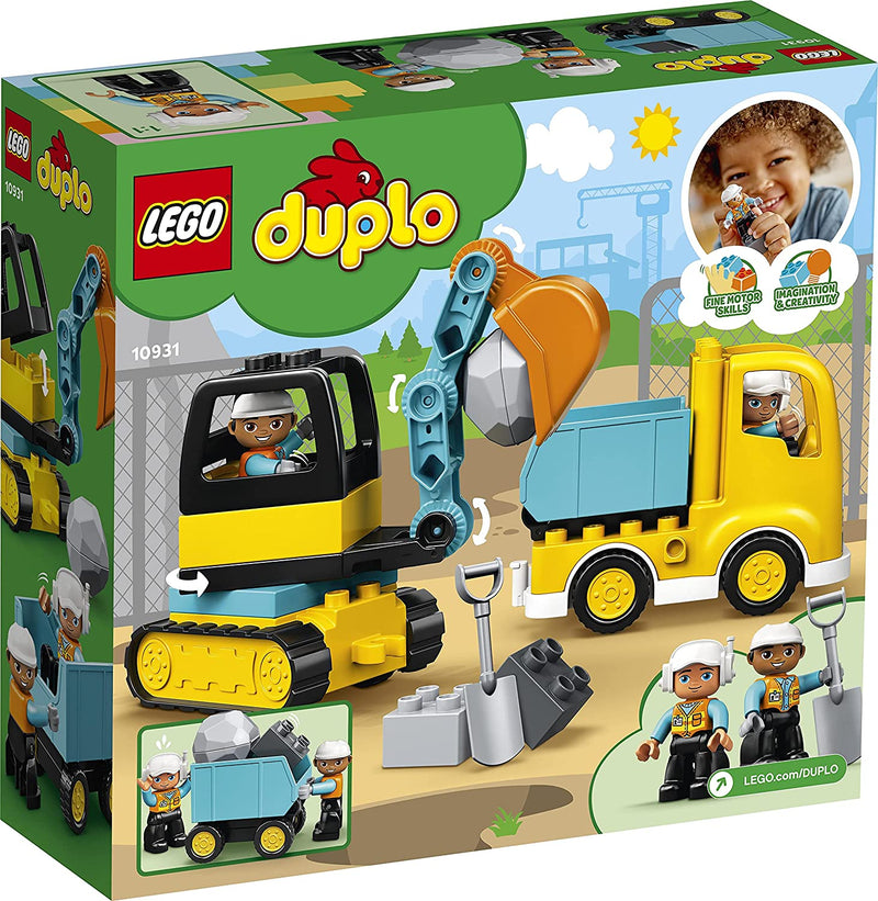 LEGO DUPLO 19031 Camion e Scavatrice Cingolata