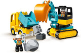 LEGO DUPLO 19031 Camion e Scavatrice Cingolata