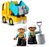 LEGO DUPLO 19031 Camion e Scavatrice Cingolata