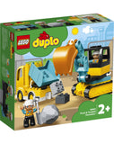 LEGO DUPLO 19031 Camion e Scavatrice Cingolata