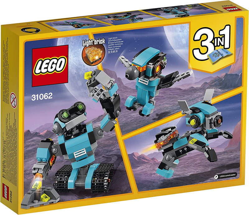 LEGO CREATOR 31062 Robo-esploratore (3 in 1)