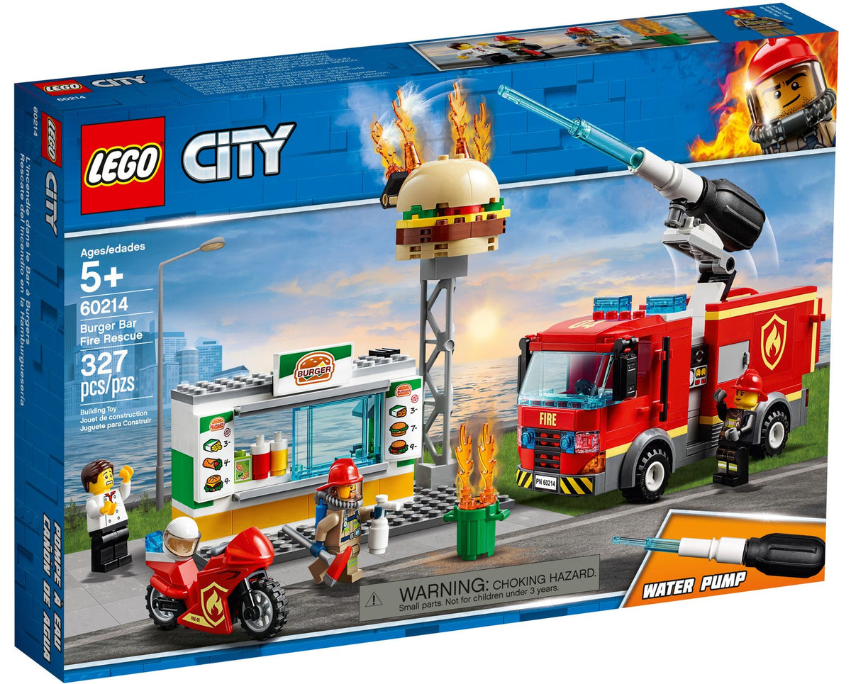 LEGO CITY 60214 Fiamme al Burger Bar