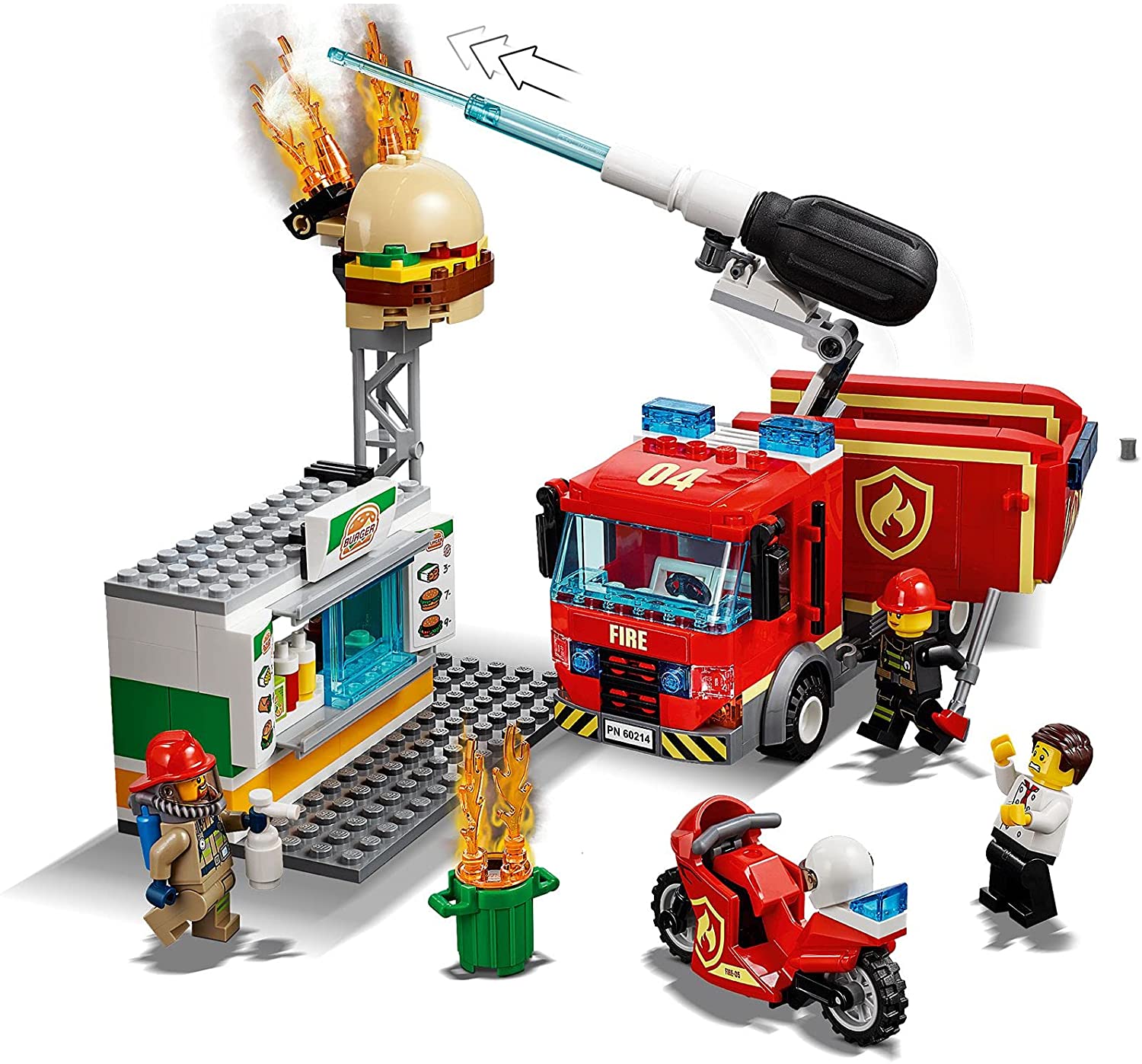 LEGO CITY 60214 Fiamme al Burger Bar