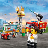 LEGO CITY 60214 Fiamme al Burger Bar