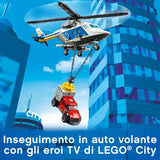 LEGO CITY 60243 Inseguimento sull'elicottero della polizia