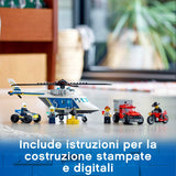 LEGO CITY 60243 Inseguimento sull'elicottero della polizia
