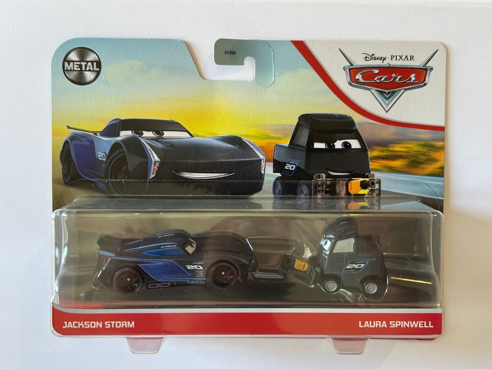 Disney Cars - Jackson Storm #20 & Laura Spinwell