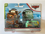 Disney Cars - Race Team Mater with Headset & Race Team Fillmore with Headset