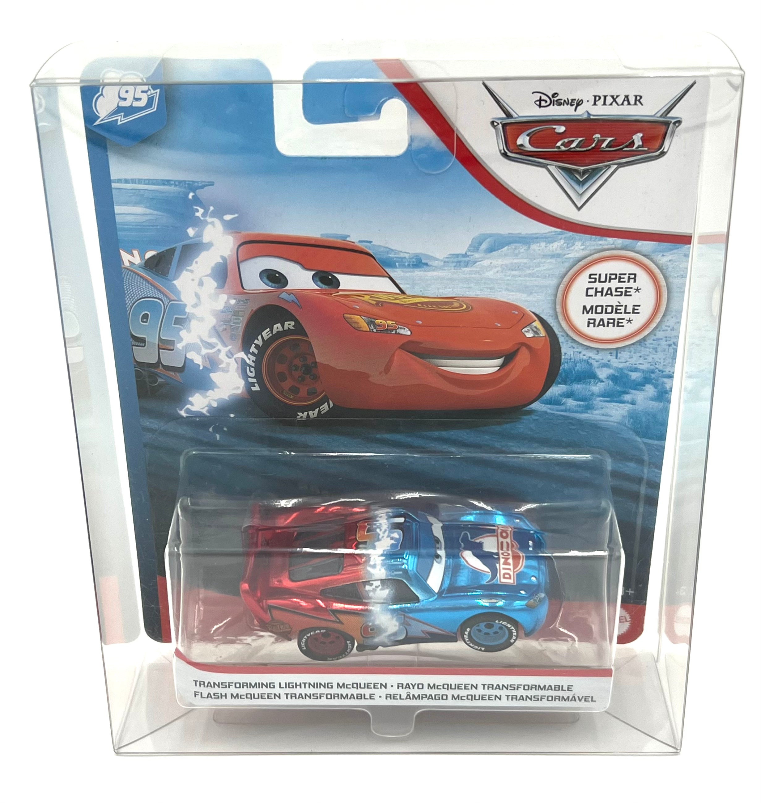 Disney Cars - Transforming Lightning Mcqueen Super Chase 4000 pezzi