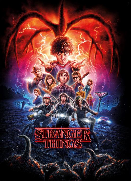 Strangers Things - Stagione 2 Puzzle Clementoni 1000 pezzi